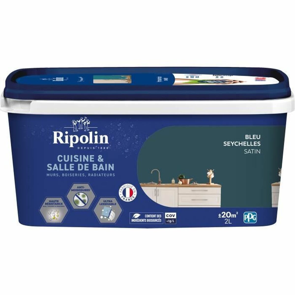 Tinta de Primário Ripolin Azul Acetinado 2 L